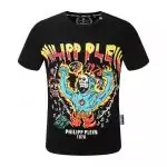 philipp plein t-shirt homme fashion dollar fly devil